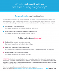 What medications are safe to take during pregnancy?