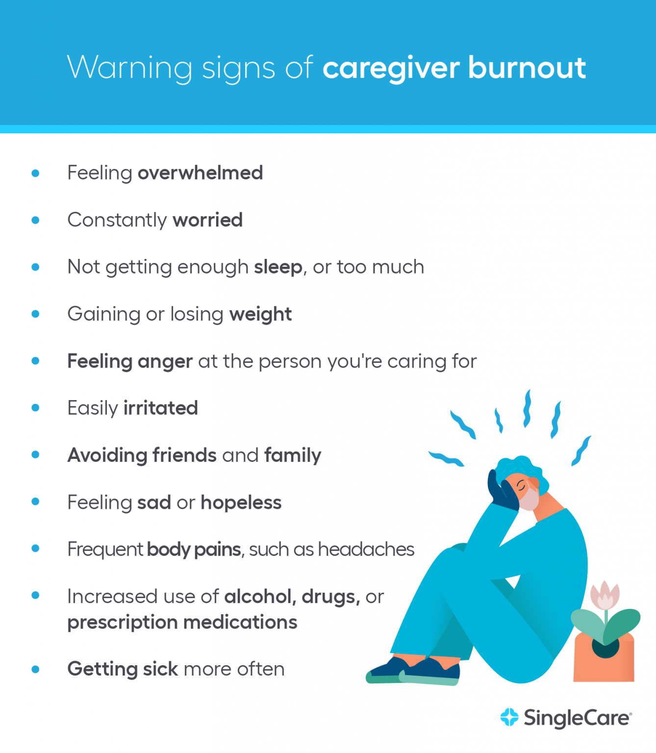 Caregiver's guide to self care & avoiding caregiver burnout