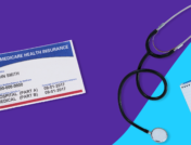 Medicare health insurance card, stethoscope, and notebook: Medicare Supplement plans 2022