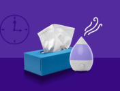 Box of tissue and humidifier: How to relieve sinus pressure