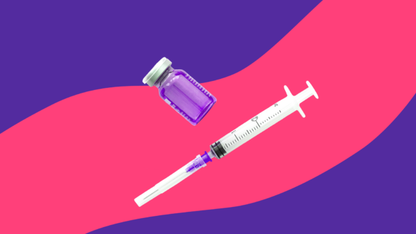 A syringe and vaccine vial: How effective is Shingrix?