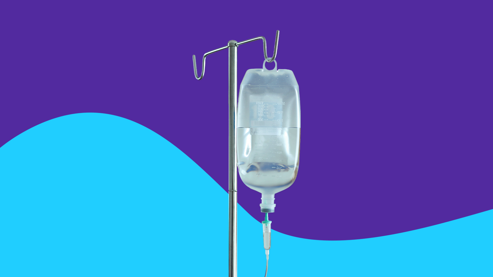 An IV bag: Remicade infusions: What to expect