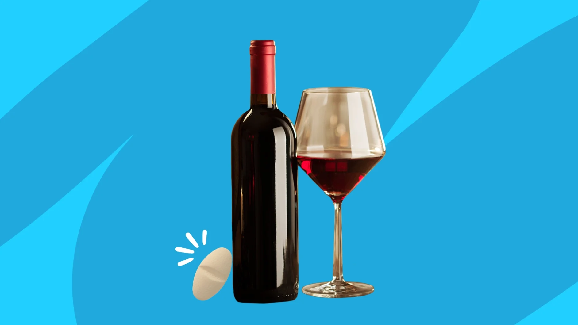 lisinopril and alcohol, a bottle of wine