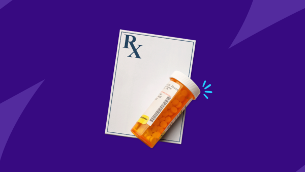 An Rx pill bottle and Rx prescription pad: Prednisone for gout