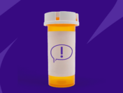 Rx pill bottle with an exclamation mark on the lable: 7 reasons for Adderall not working