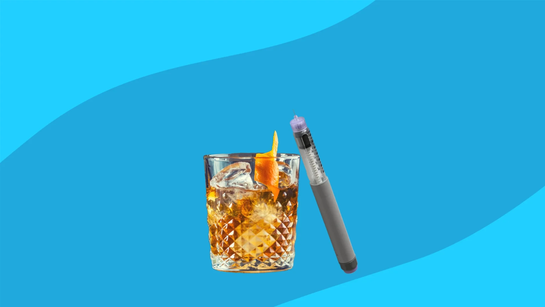 A cocktail and a Wegovy pen | Wegovy and alcohol