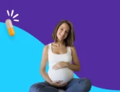 pregnant person next to a capsule - gabapentin pregnancy