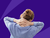 Someone holding the back of their neck in pain: Can Ozempic cause muscle pain?