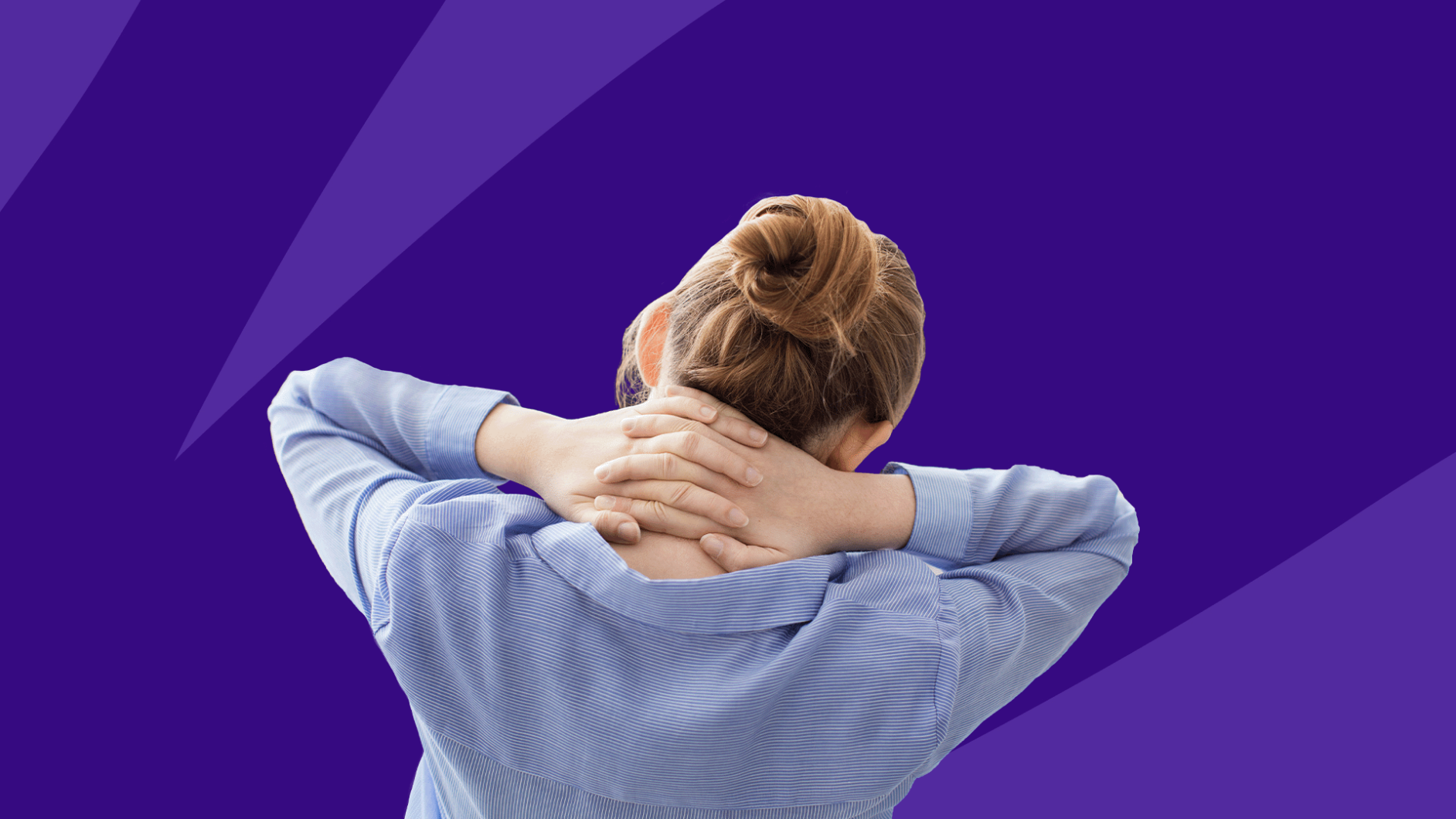 Someone holding the back of their neck in pain: Can Ozempic cause muscle pain?