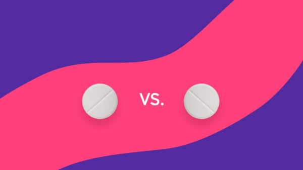 Two Rx tablets: Losartan vs. Amlodipine