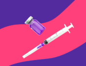 A syringe and vial: Important information about Dupixent and vaccines