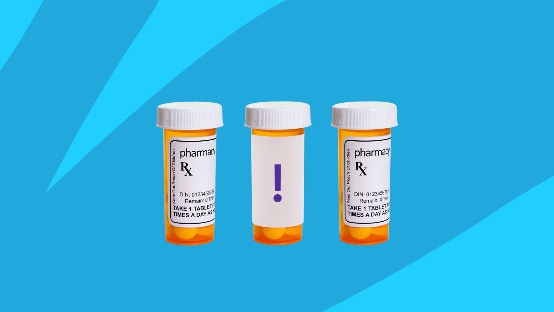 Rx pill bottles: Adderall and Viagra