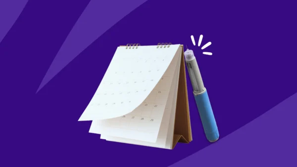 Calendar next to Wegovy pen - Can you skip a week of Wegovy?