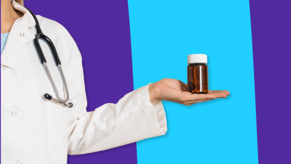 Doctor holding a pill bottle: Is tizanidine a controlled substance