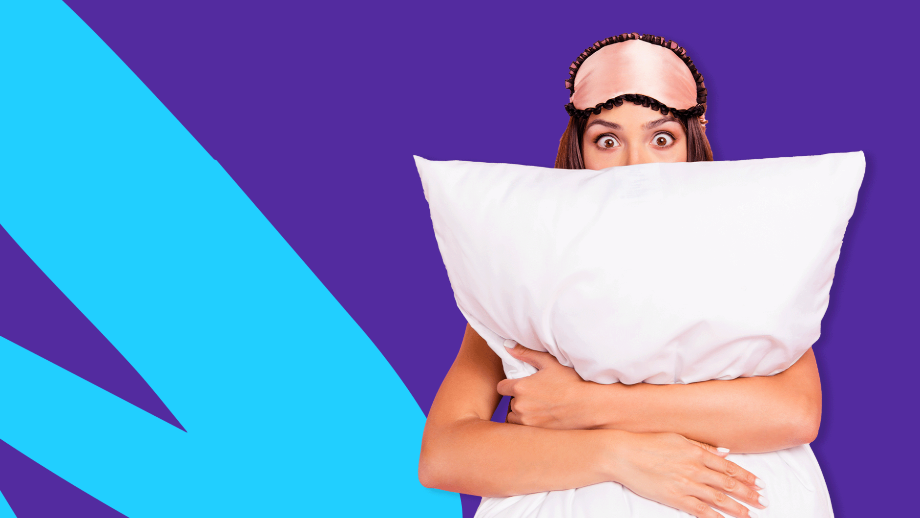 Someone holding a pillow to their body with eyes wide open: Does Ozempic cause insomnia?