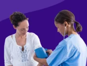 woman getting a blood pressure reading - does entresto lower blood pressure