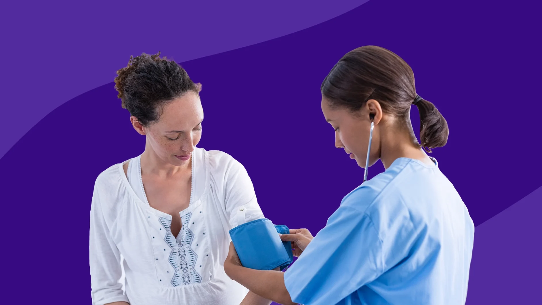 woman getting a blood pressure reading - does entresto lower blood pressure