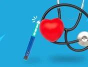 Stethoscope next to Ozempic injection - Ozempic and heart disease