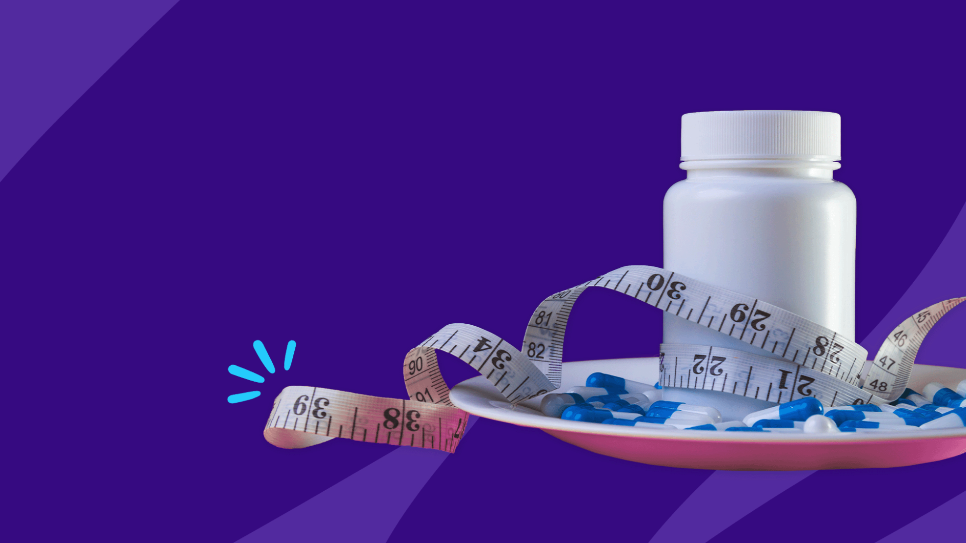 A prescription bottle, some capsules, and a tape measure: Can you take phentermine and wellbutrin together for weight loss?