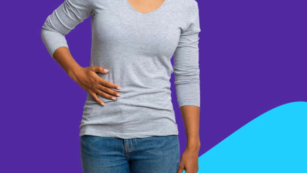 Woman holding the side of your abdomen: Is gabapentin bad for your liver?